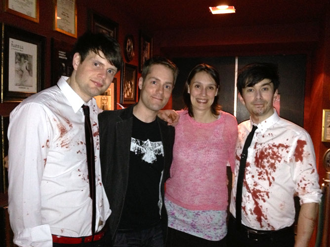 Barry and Stuart with the Skiltons