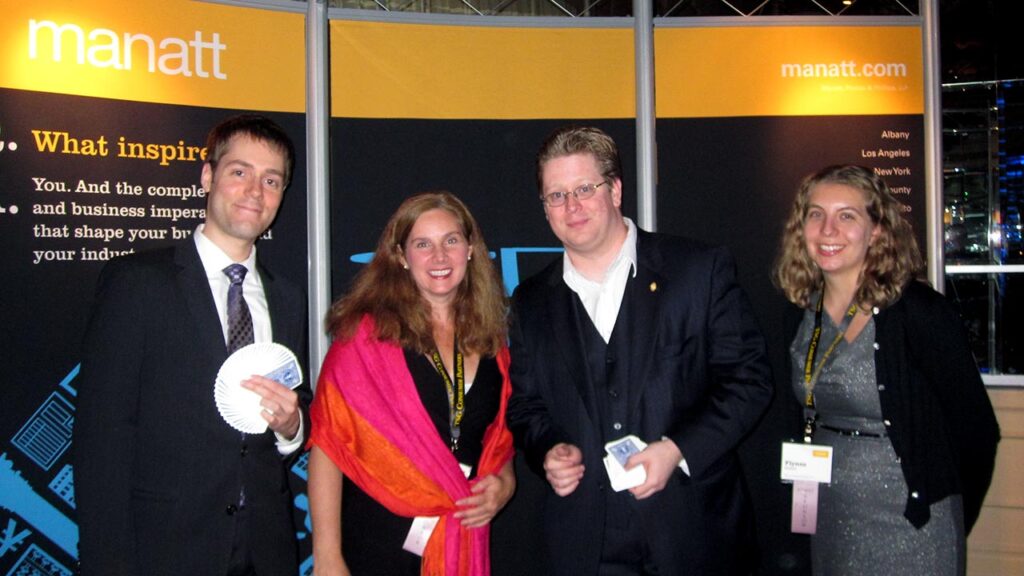 Two Magicians Perform at Manatt Event