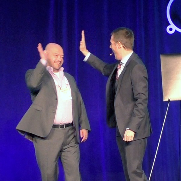 High Five from Audience Assistant
