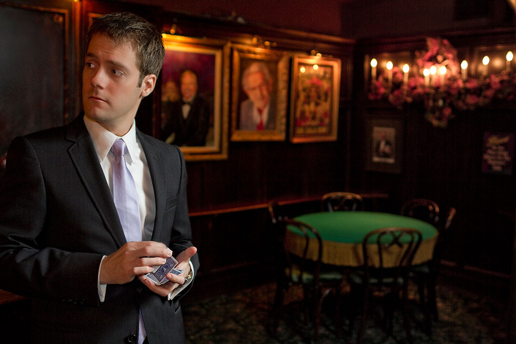Joe Skilton at the legendary Magic Castle in Hollywood. 