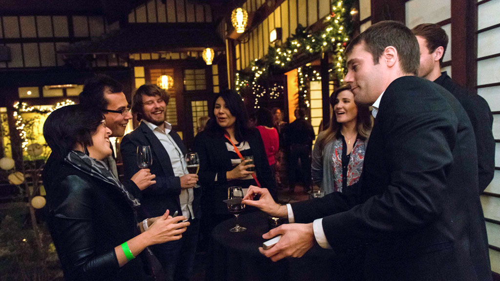 Holiday Party Strolling Magic