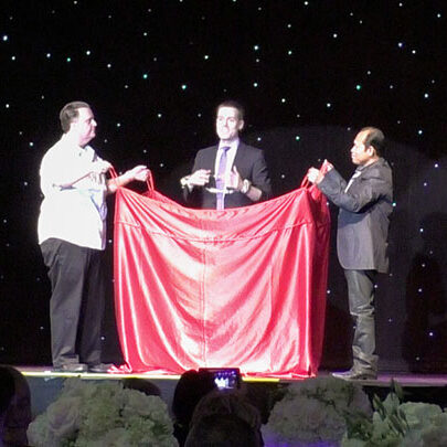 Does your banquet entertainment involve your coworkers?