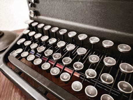 vintage typewriter