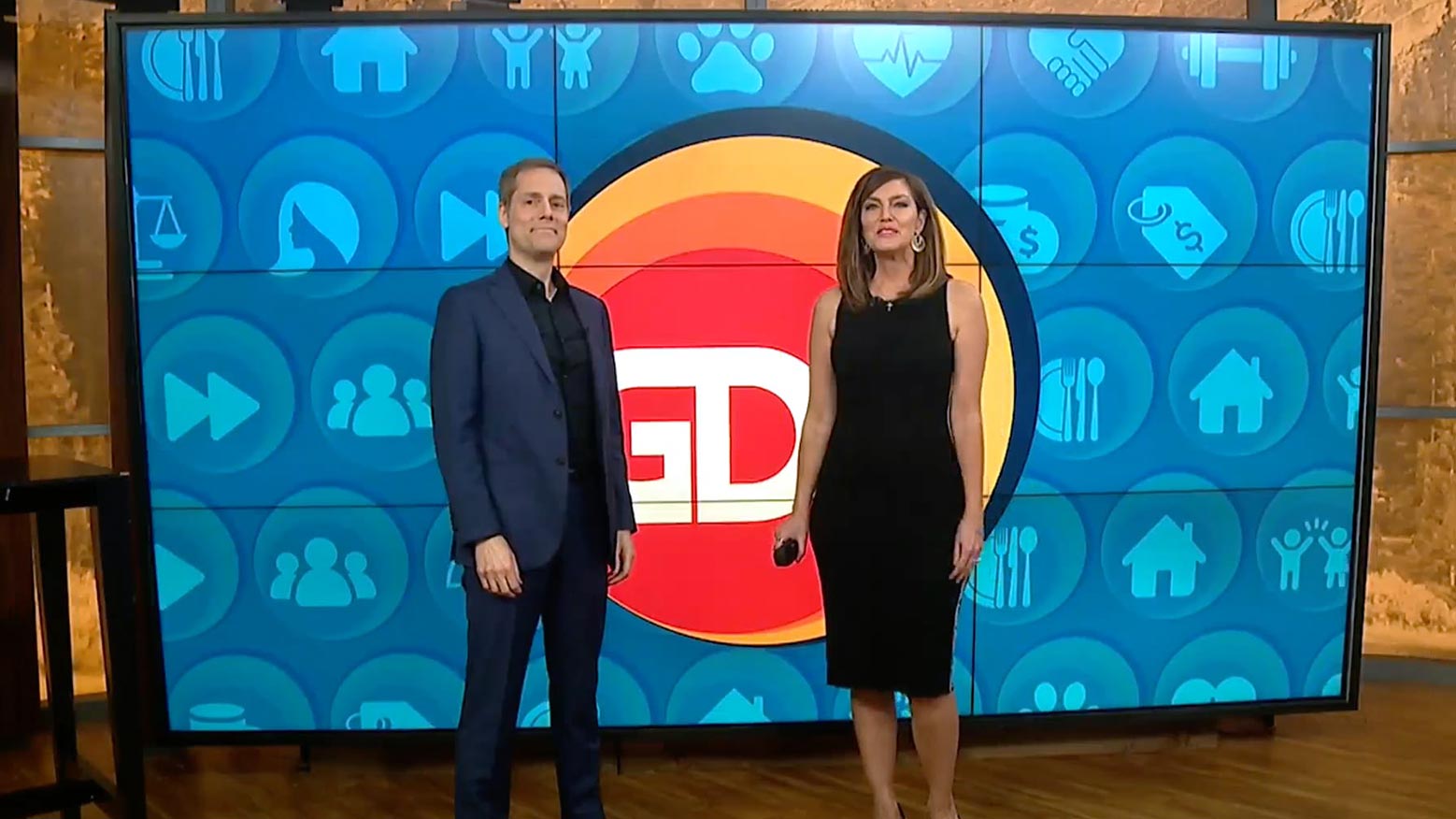 Joe Skilton with Denise Plante on Great Day Colorado