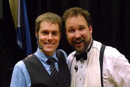 Joe Skilton and Dave Cox in 2011.