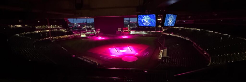 Special lighting that keeps the grass healthy all season long.