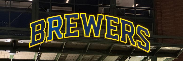 Brewers Signage at American Family Field